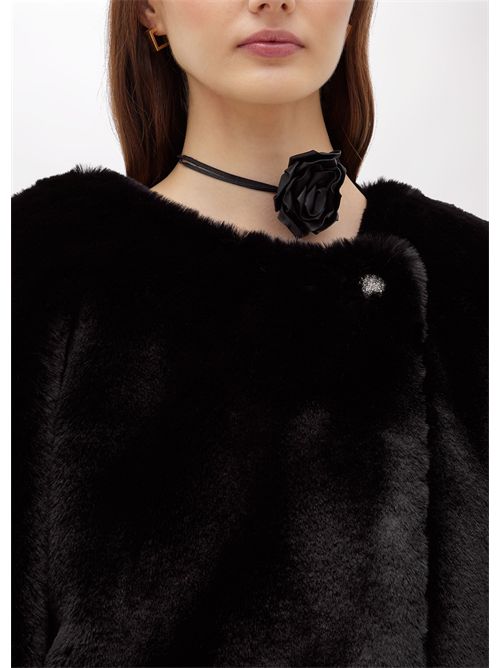 Cappa in faux fur BLUGIRL BLUMARINE | PF5006T0300/22222
